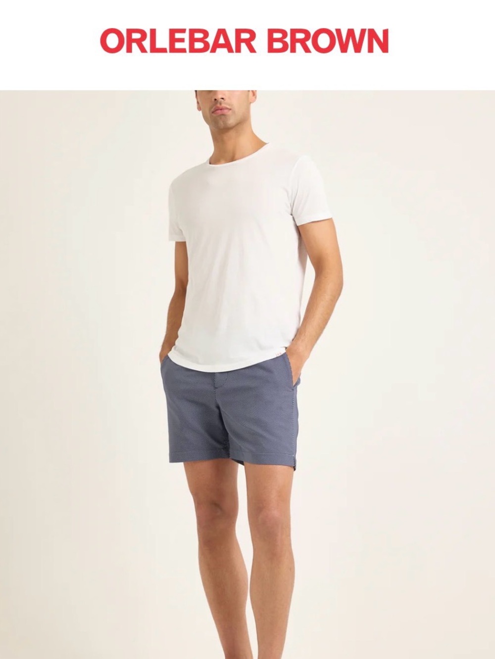 Orlebar Brown tailored white t shirt men’s - Picture 2 of 3